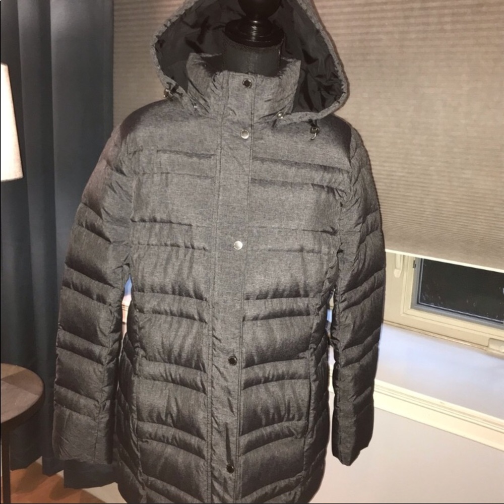 NWT Lands’ End Grey Down Parka - XL (18)